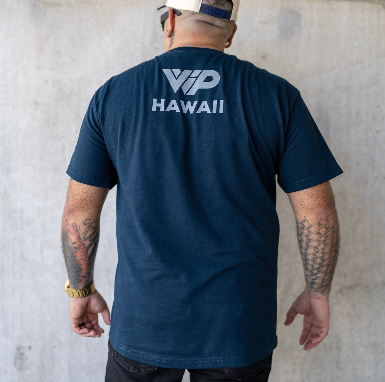HAWAII NAVY BLUE T SHIRT