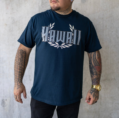 HAWAII NAVY BLUE T SHIRT