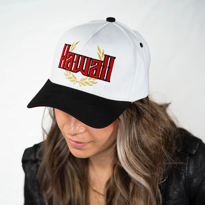 HAWAII REPRESENT HAT- WHITE