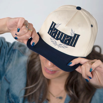 HAWAII REPRESENT HAT- CREAM